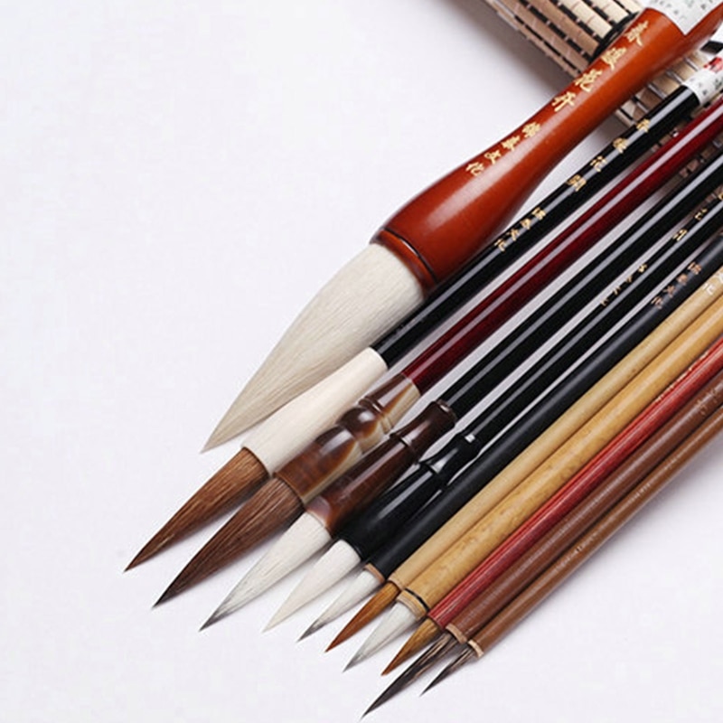 Set of 7/11 Chinese Brush Calligraphy Pens for Writing and Painting ...