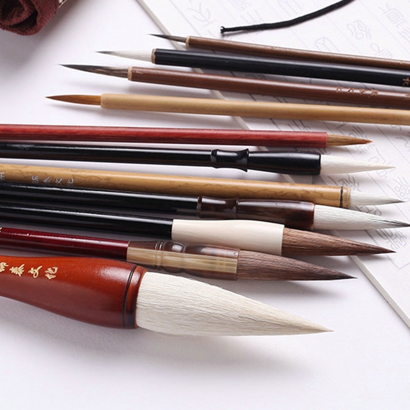 Set of 7/11 Chinese Brush Calligraphy Pens for Writing and Painting ...